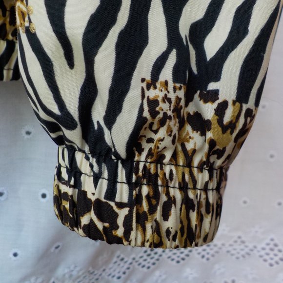 EUC Lightweight Koret Sport Front Zip Animal Print Jacket XL - Picture 12 of 14
